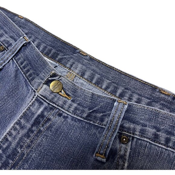 Carhartt Relaxed Fit Ripped & Distressed Designer Denim Pants Jeans Mens 38x30 - Picture 7 of 7
